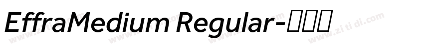 EffraMedium Regular字体转换